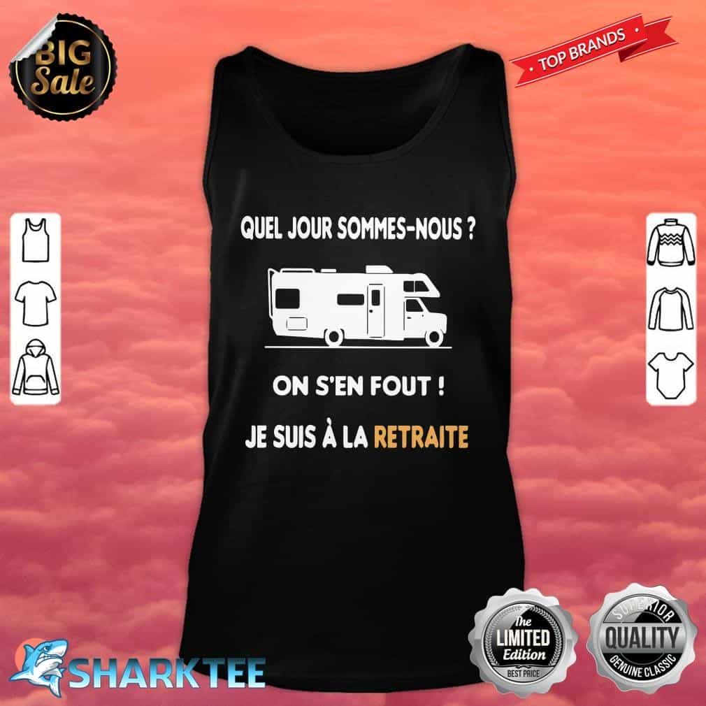 Camping Car Humour Retraite Classic Tank top