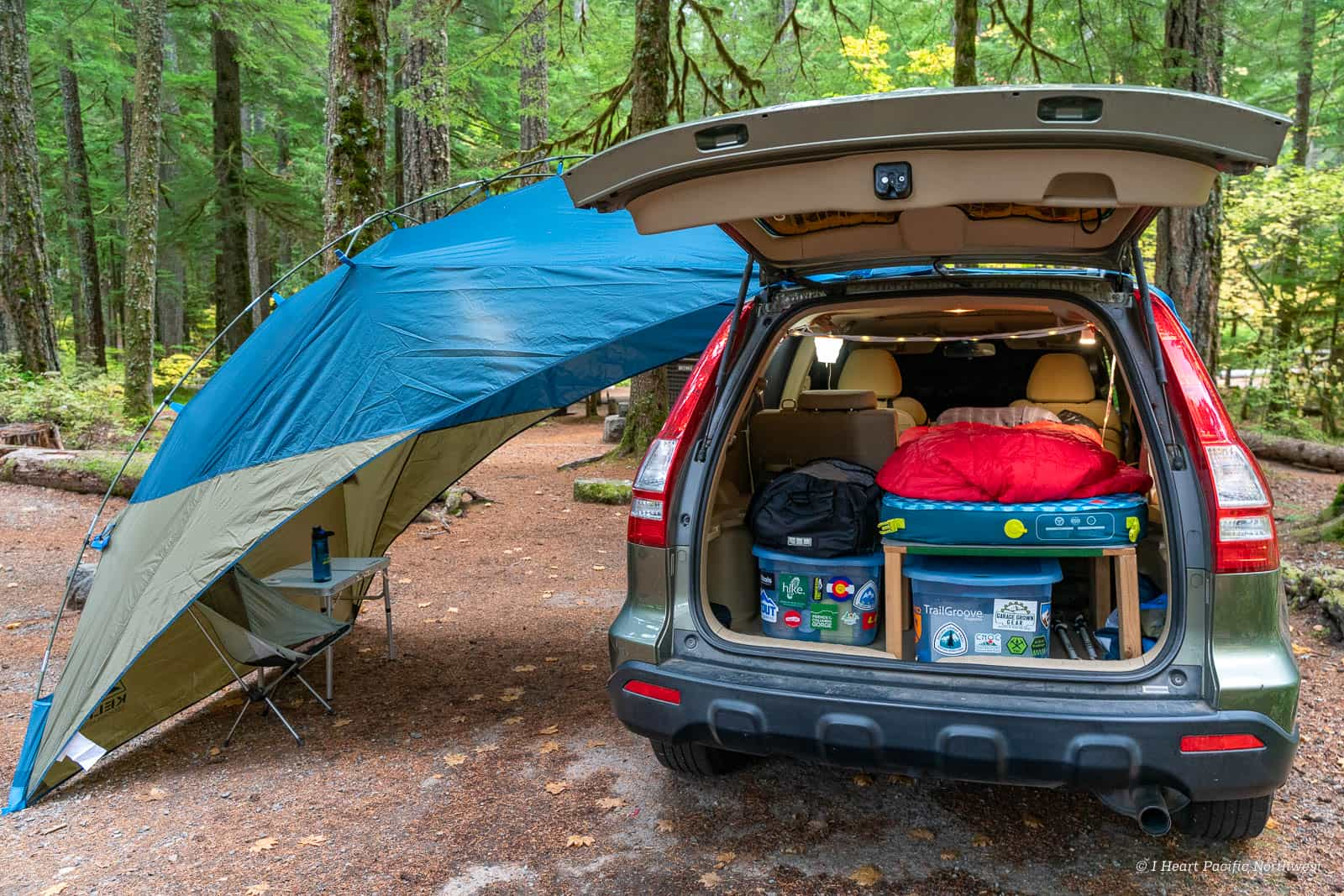 SUV camper platform