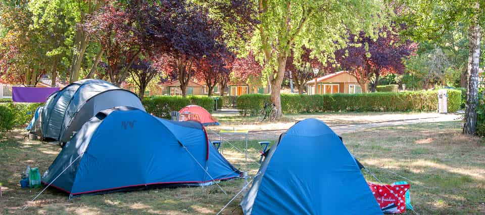 emplacement de camping au Domaine de l'