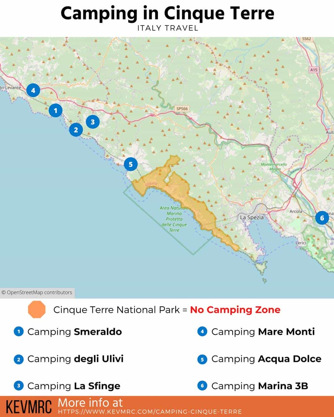 Camping à Cinque Terre