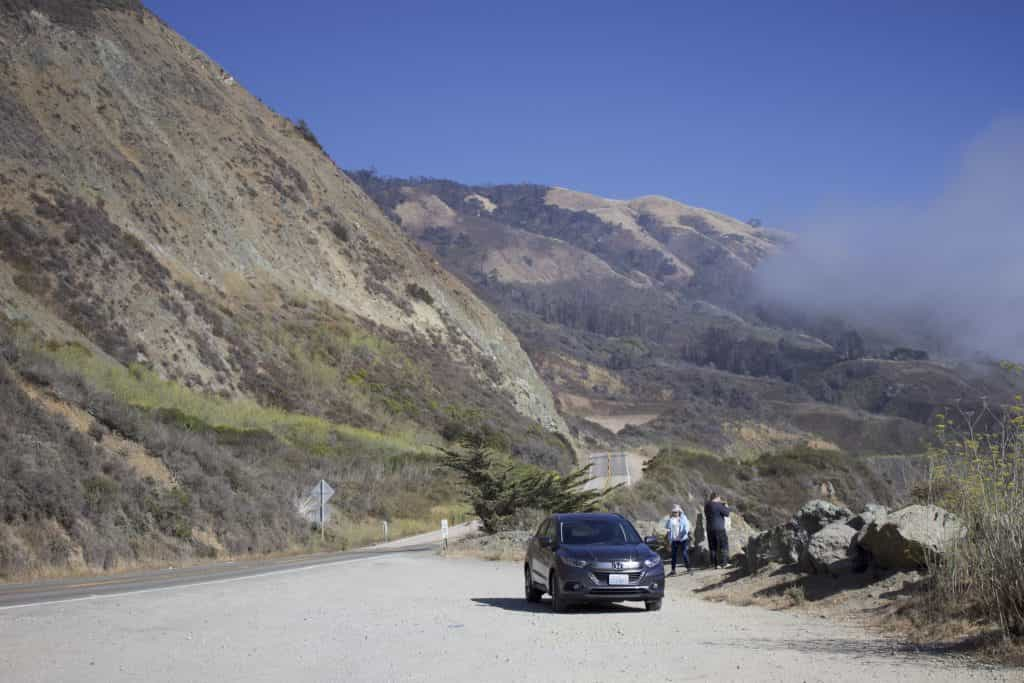 Car in nature