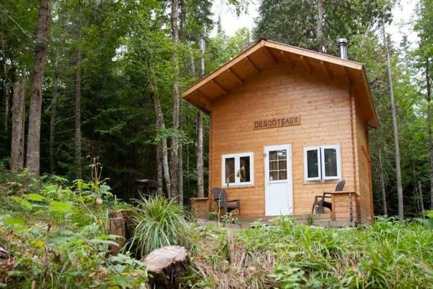 Mini-chalets Repère Boréal aux Éboulements