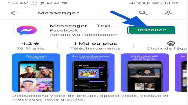 Installer et utiliser la messagerie instantanée Facebook Messenger