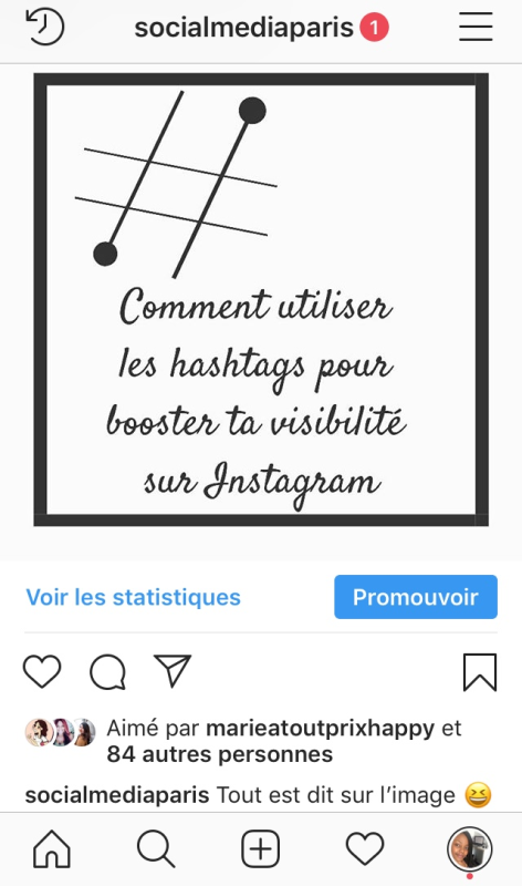 Promotion Instagram