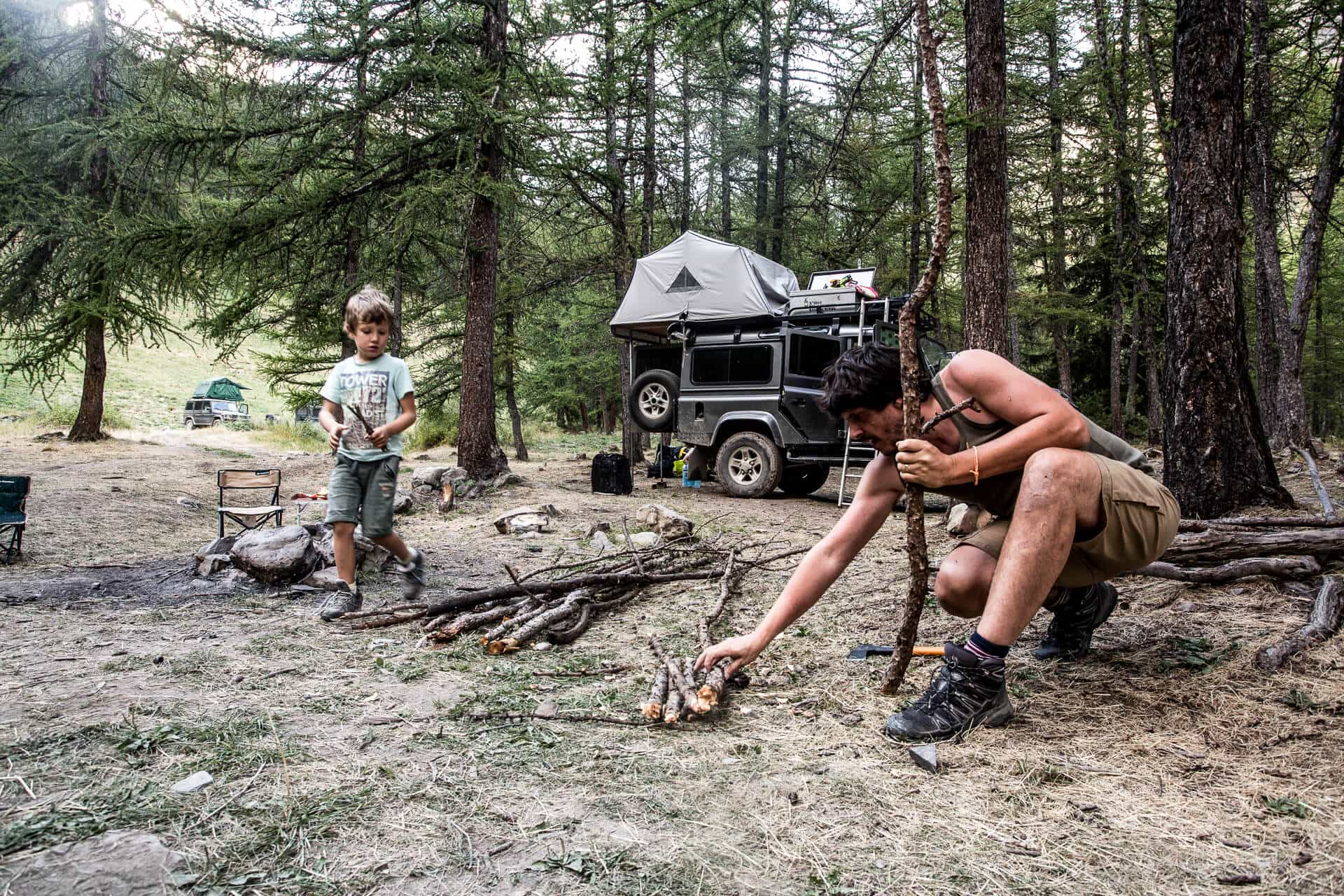 Comment faire un bon feu de camp