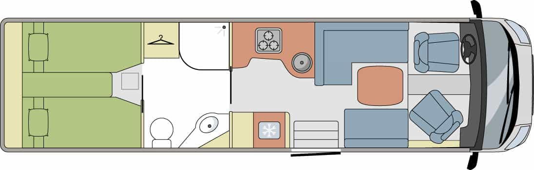 Plan du Concorde Charisma 910 LI