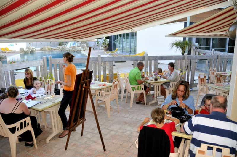 Camping Les Gros Joncs restaurant