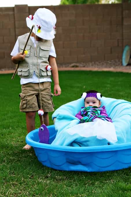 Fisherman and His Catch Costume