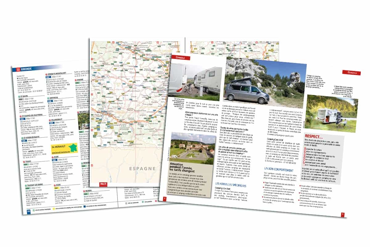 Guide National des Aires de Services Camping-Cars 2022