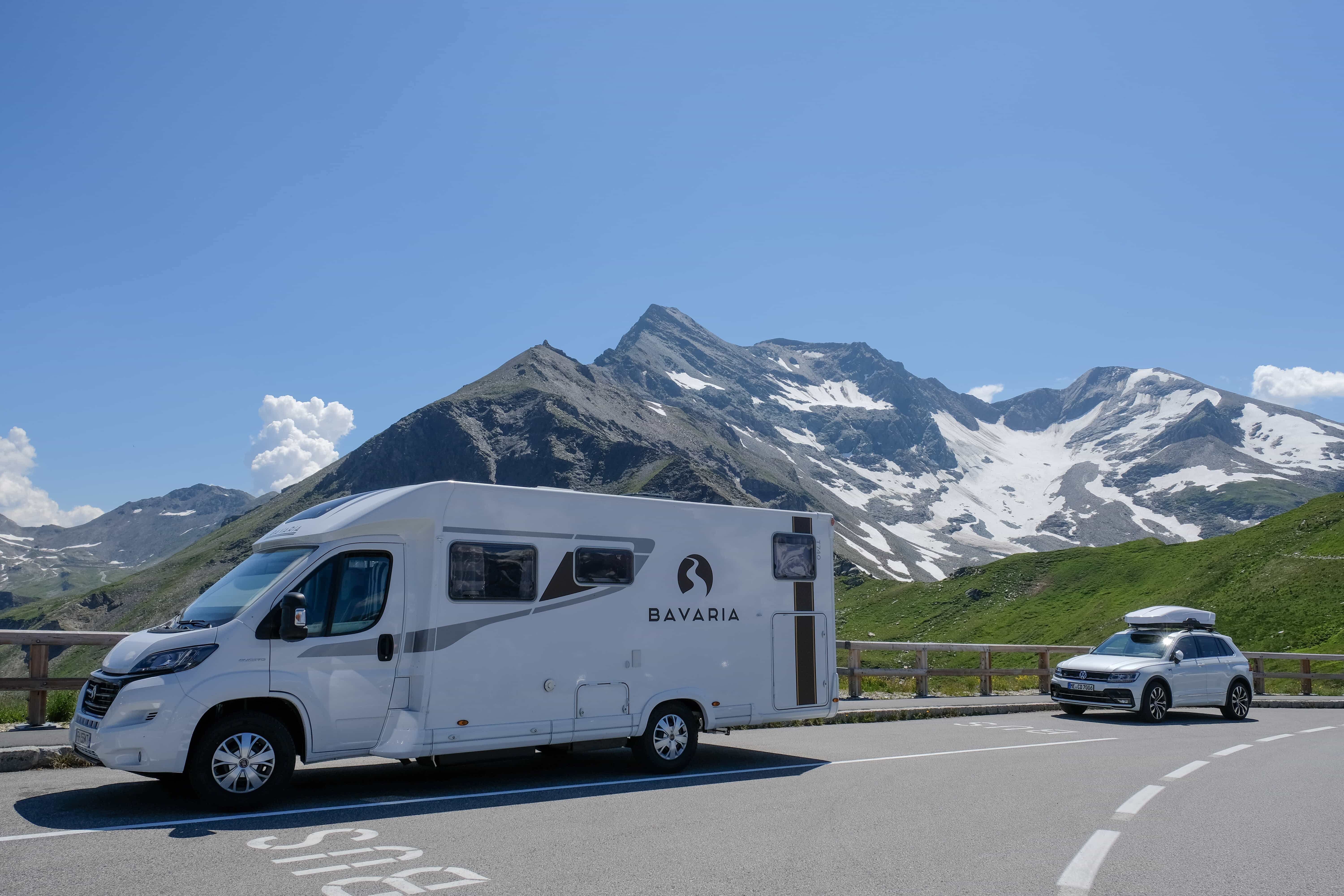 route du Grossglockner en camping-car