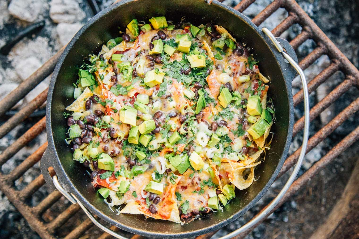 The Easiest Campfire Nachos