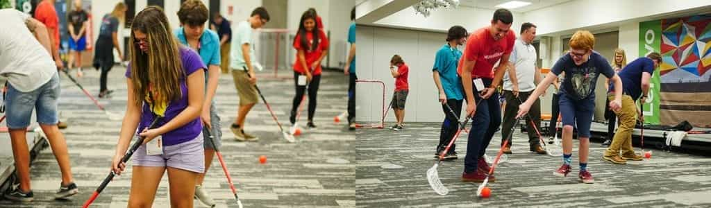 Floor Hockey with the Hurricanes