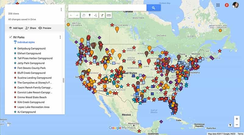 Essential Google Maps For Truck Camping