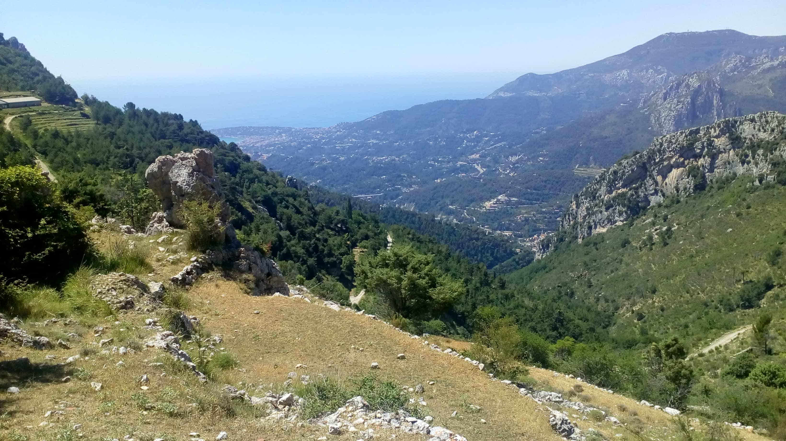 Vue de la côte depuis le Col du Berceau