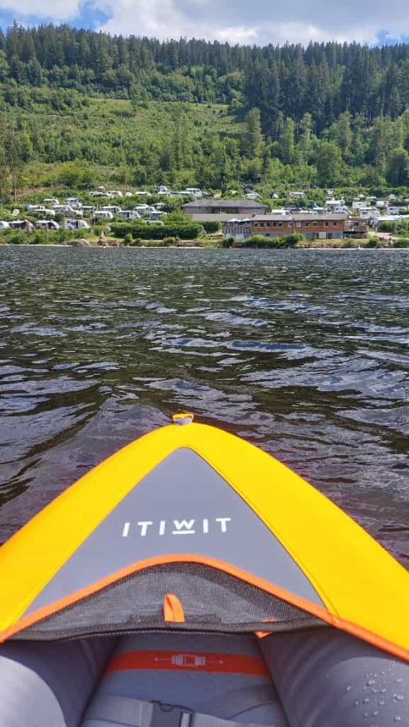 Notre kayak sur le lac Titisee