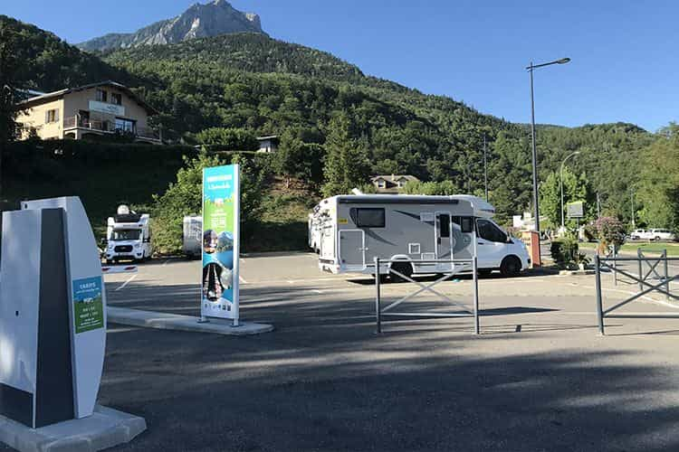 L'aire de camping-car de Montbéliard