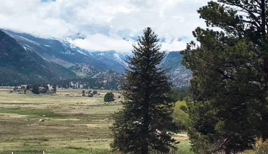 Vue depuis le centre de découverte de Moraine Park