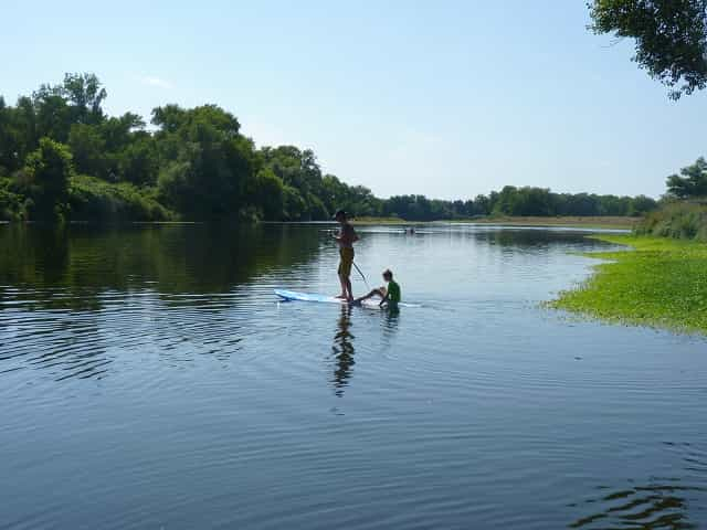 SUP on the Loire