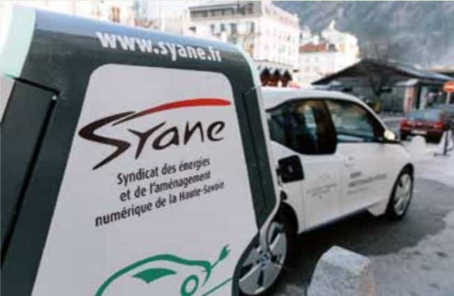 Stationnement pour voitures électriques à Chamonix