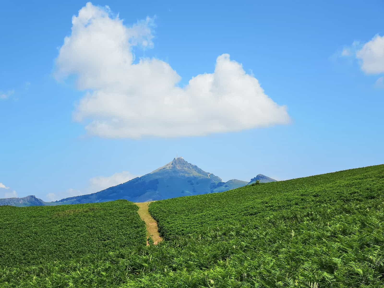 Promenade dans les montagnes basques