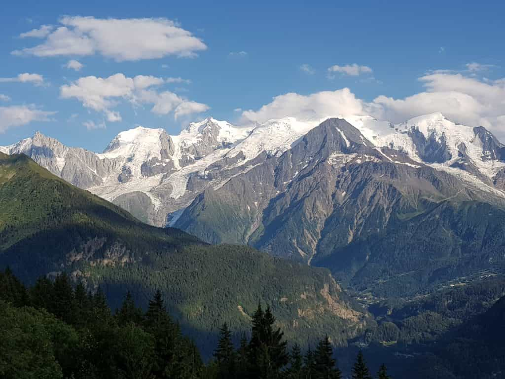 Vue depuis notre camping-car à Plaine Joux