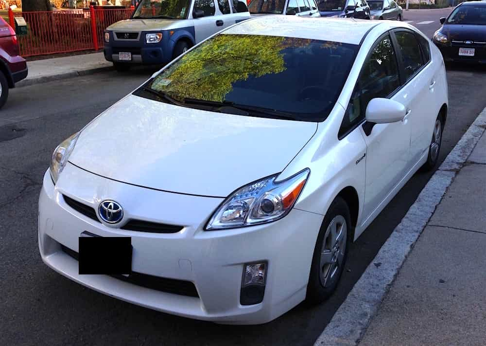 Graphique de dépréciation des Toyota Prius