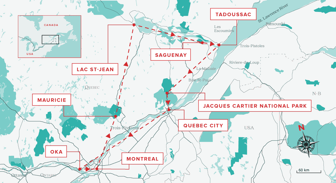 Le road trip ultime en camping-car au Québec