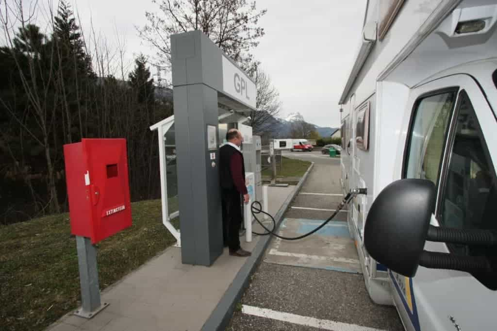 Camping-car équipé au GPL