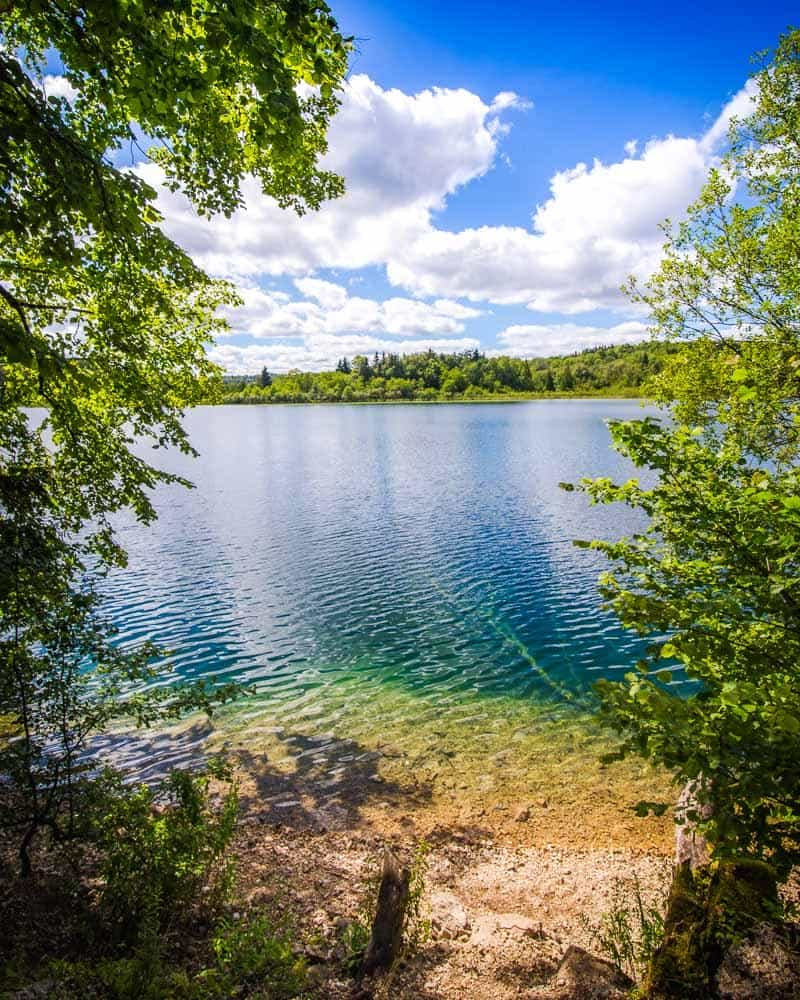 view from the bank of the grand maclu lake