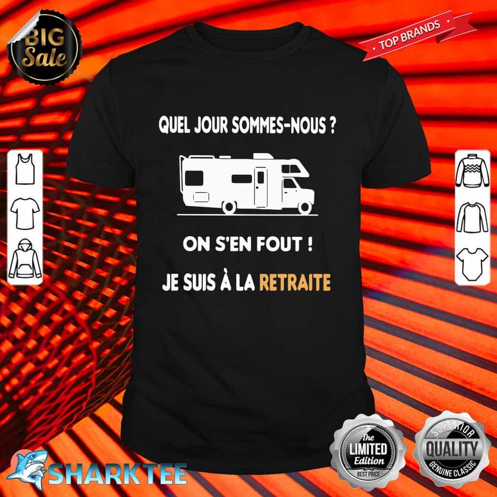 Camping Car Humour Retraite Classic Shirt