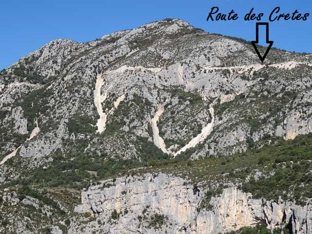 The Route des Crêtes, high above the gorges