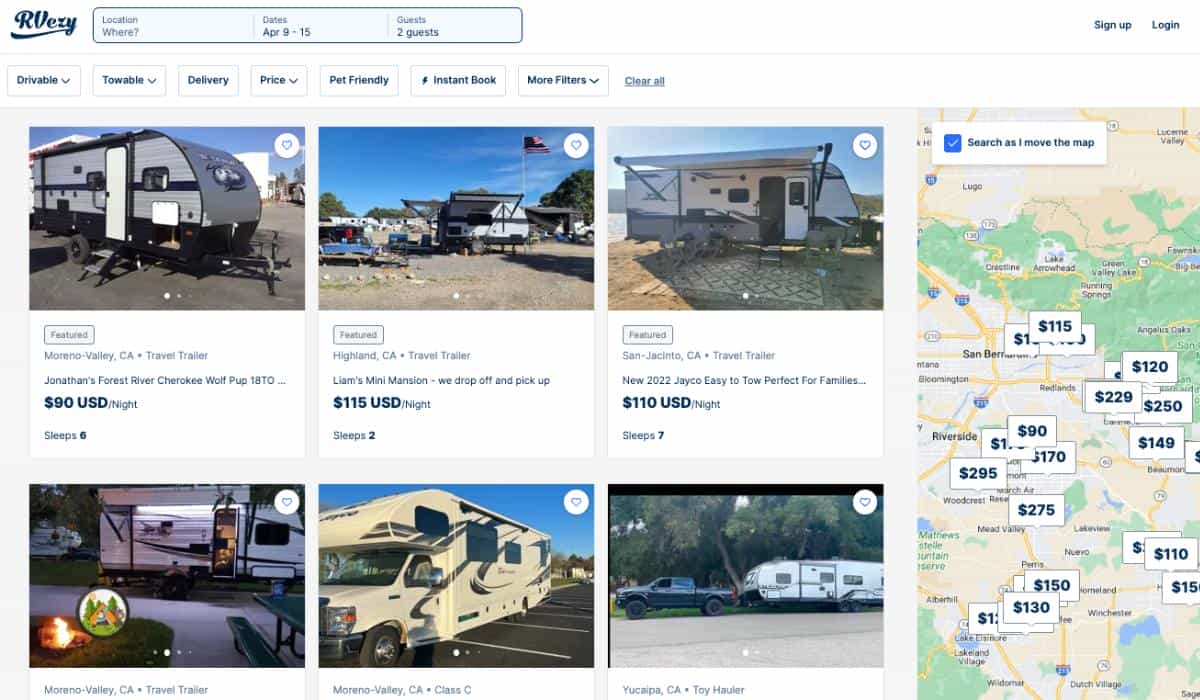 Airbnb RV Rentals