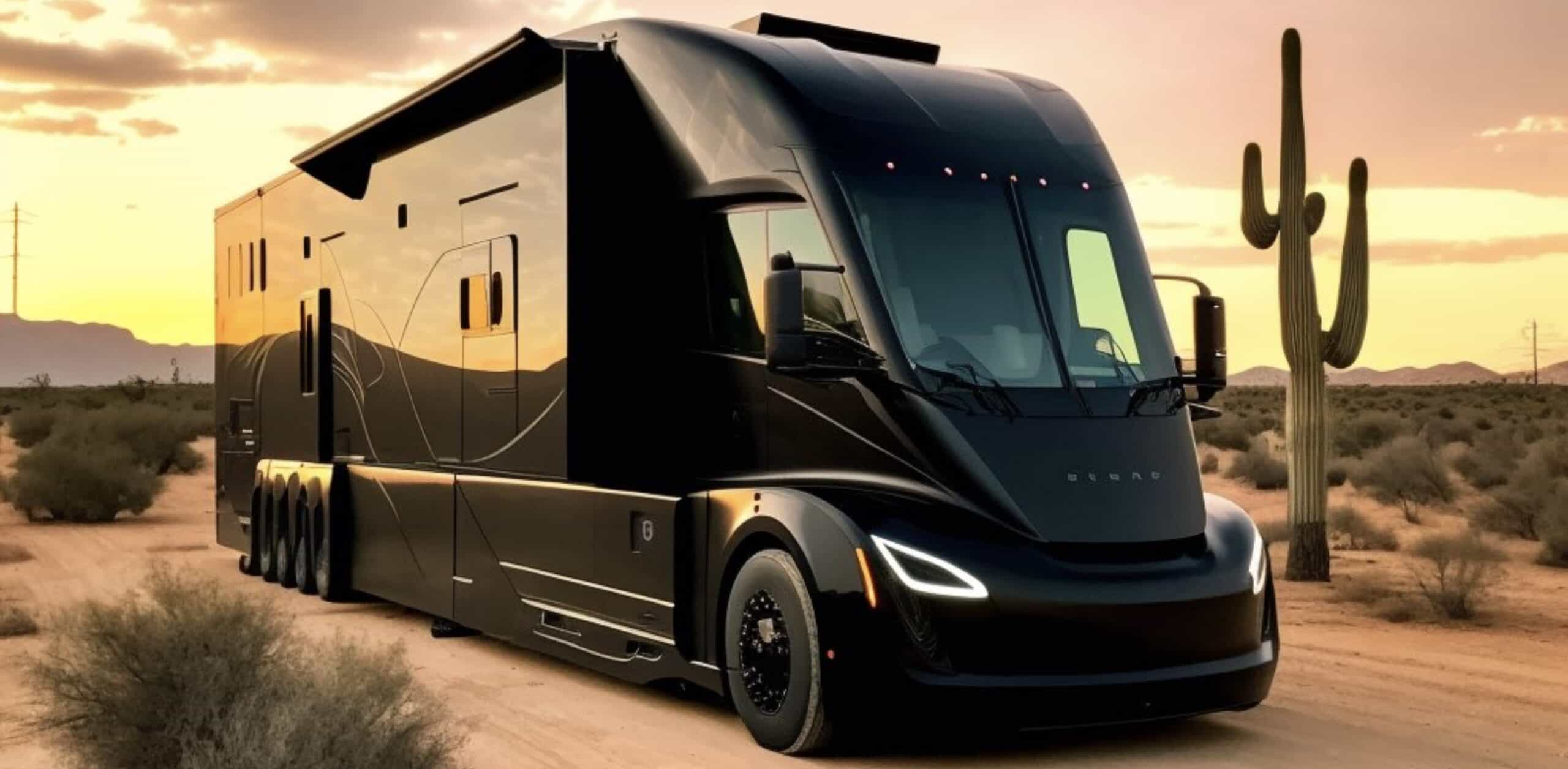 Tesla Semi looks incredible as an electric motorhome