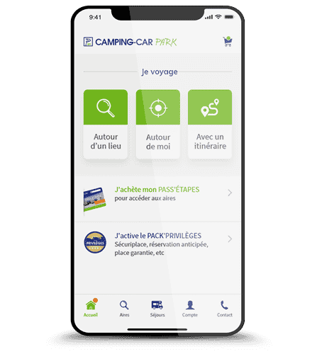 Application Camping Car-Park