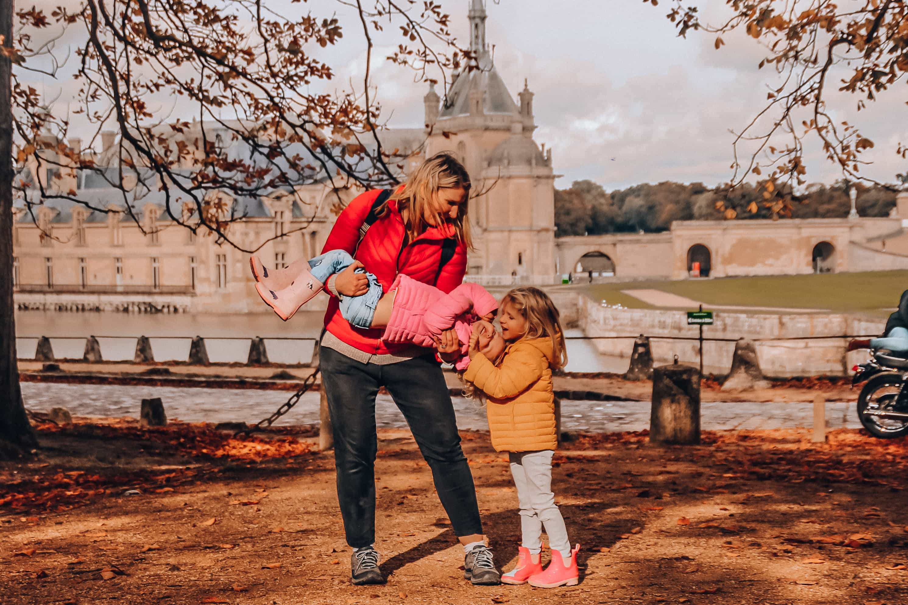 Château Chantilly avec des enfants