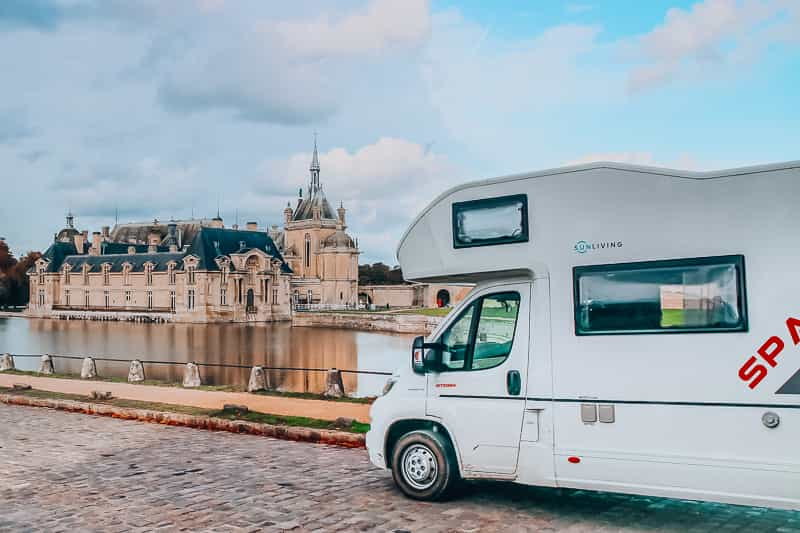 Château Chantilly en camping-car