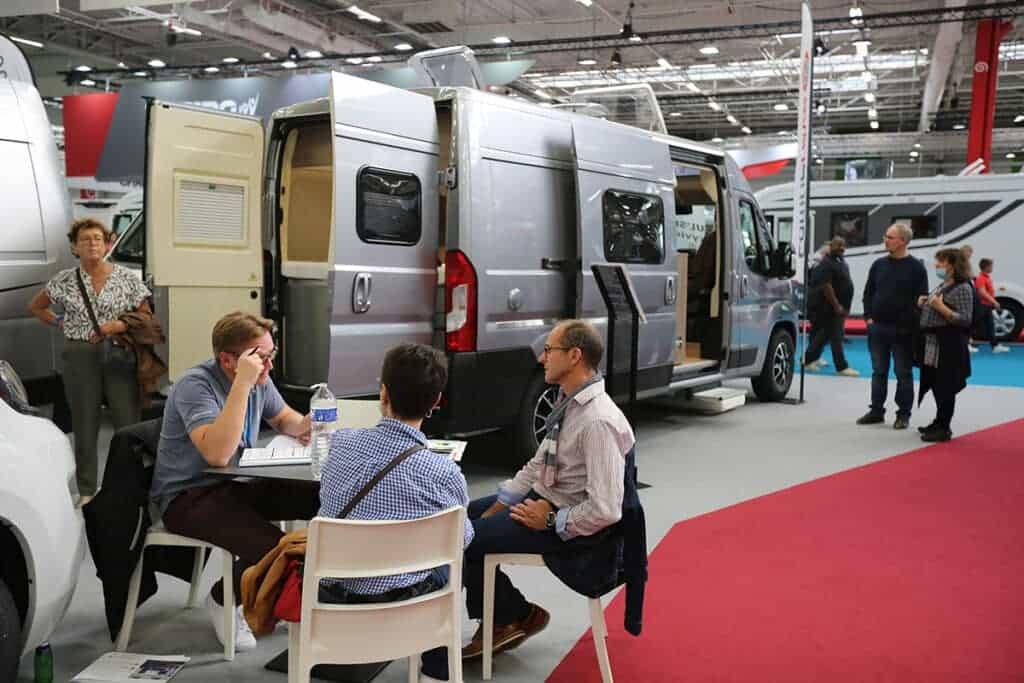 Stand Campérêve au Salon des véhicules de loisirs 2022