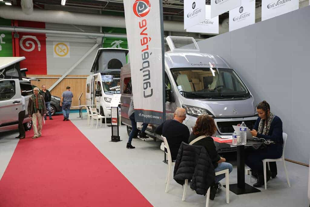 Stand Campérêve au Salon des véhicules de loisirs 2022