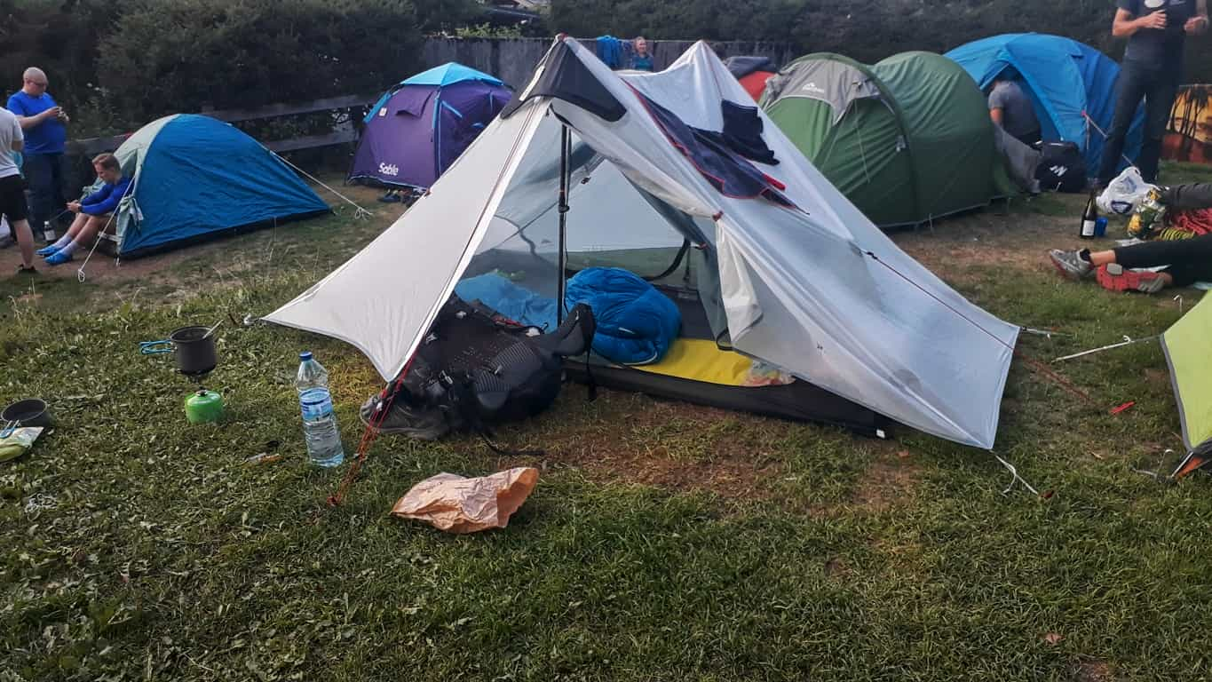 Tente au camping Les Arolles Chamonix