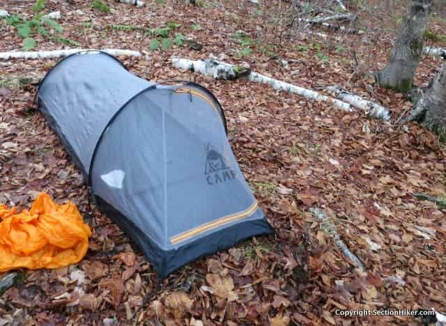 The Inner Tent is pitched with two tent poles