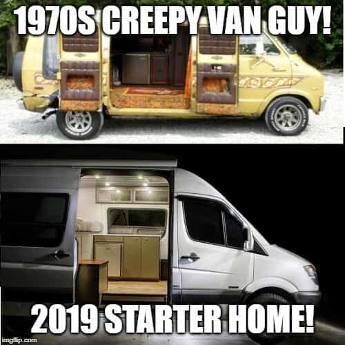 Meme de camping vanlife