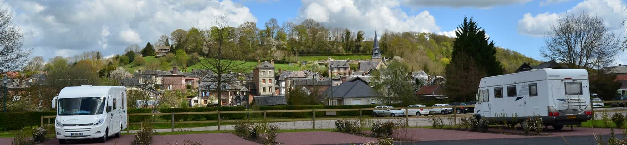 vue panoramique de l'aire de Cormeilles, Eure